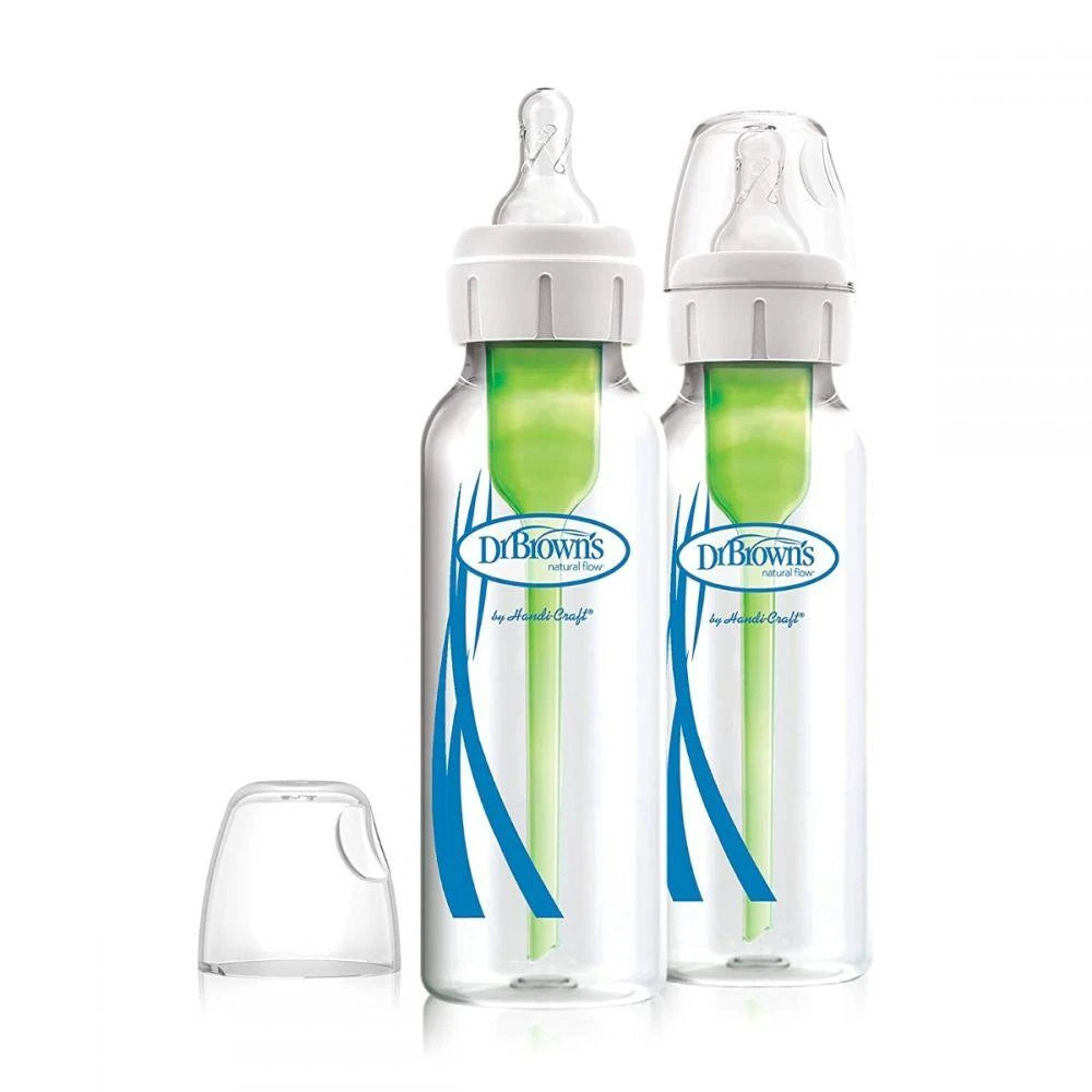 8 oz/250 ml Narrow Glass Options+ Bottle, 2-Pack