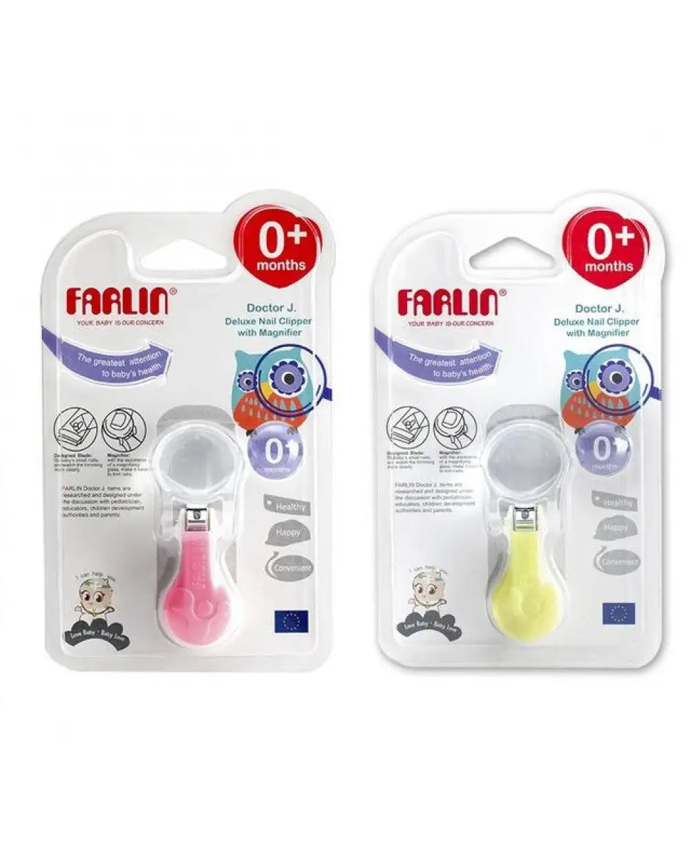 Farlin Deluxe Nail Clipper With Magnifier