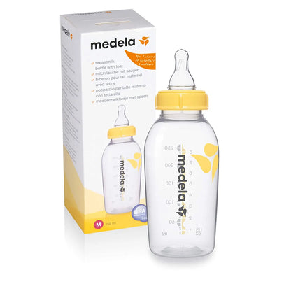 Medela Milk Bottle With Teat Medium Flow(250Ml)