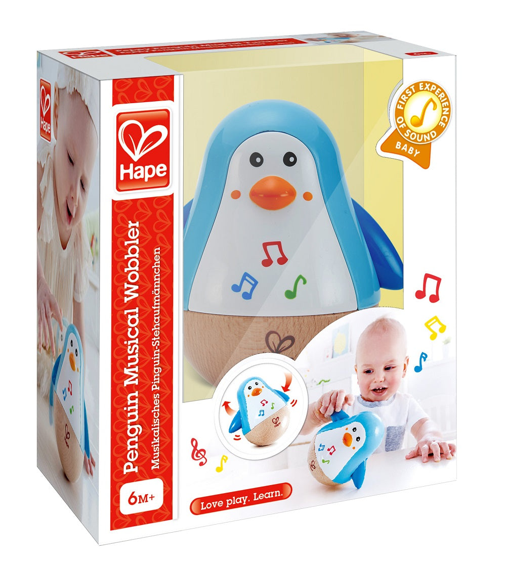 Hape Penguin Musical Wobbler Hape Penguin Musical Wobbler