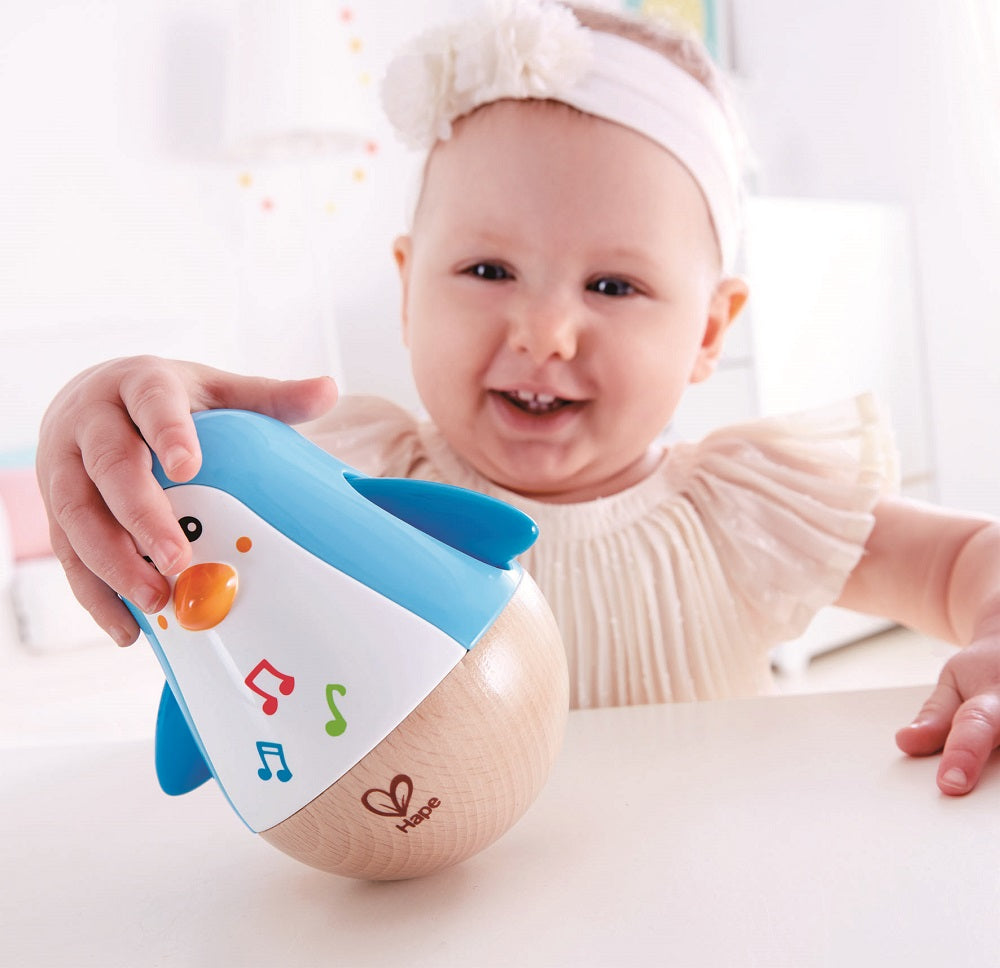 Hape Penguin Musical Wobbler Hape Penguin Musical Wobbler