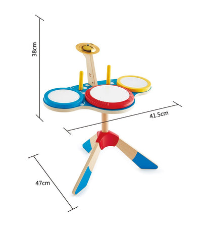 Hape Drum And Cymbal Set