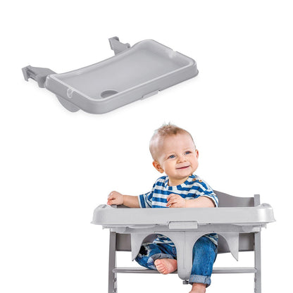 Hauck Alpha Plus & Tray & Bouncer 2-In-1 Bear Hearts & Highchair pad Deluxe Teddy (Grey)