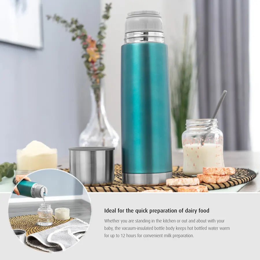 Reer Colour stainless steel vacuum bottle, 500 ml (Pacific blue)