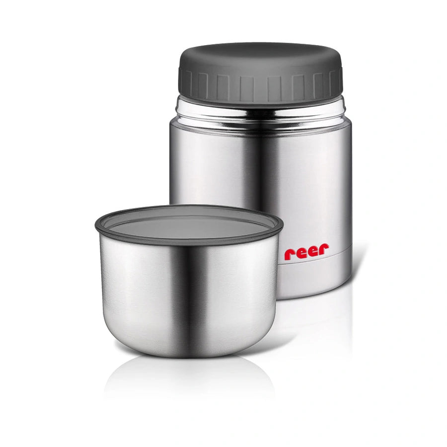 Reer Stainless steel thermal food container with cup