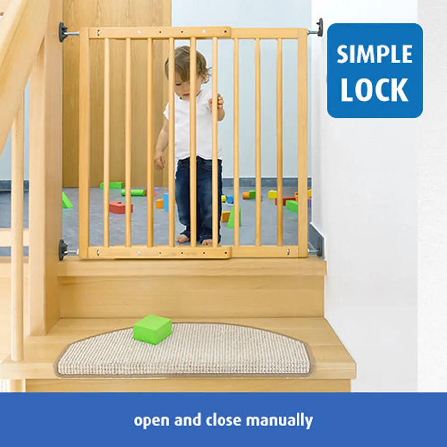 Reer Wall mounted gate Basic, Simple-Lock, wood Reer Wall mounted gate Basic, Simple-Lock, wood
