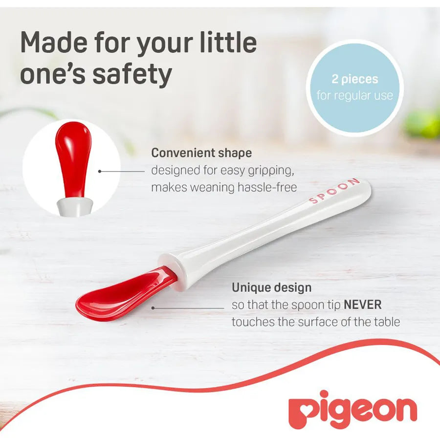Pigeon - Weaning Spoon Set 2 Pcs (Stage 1)