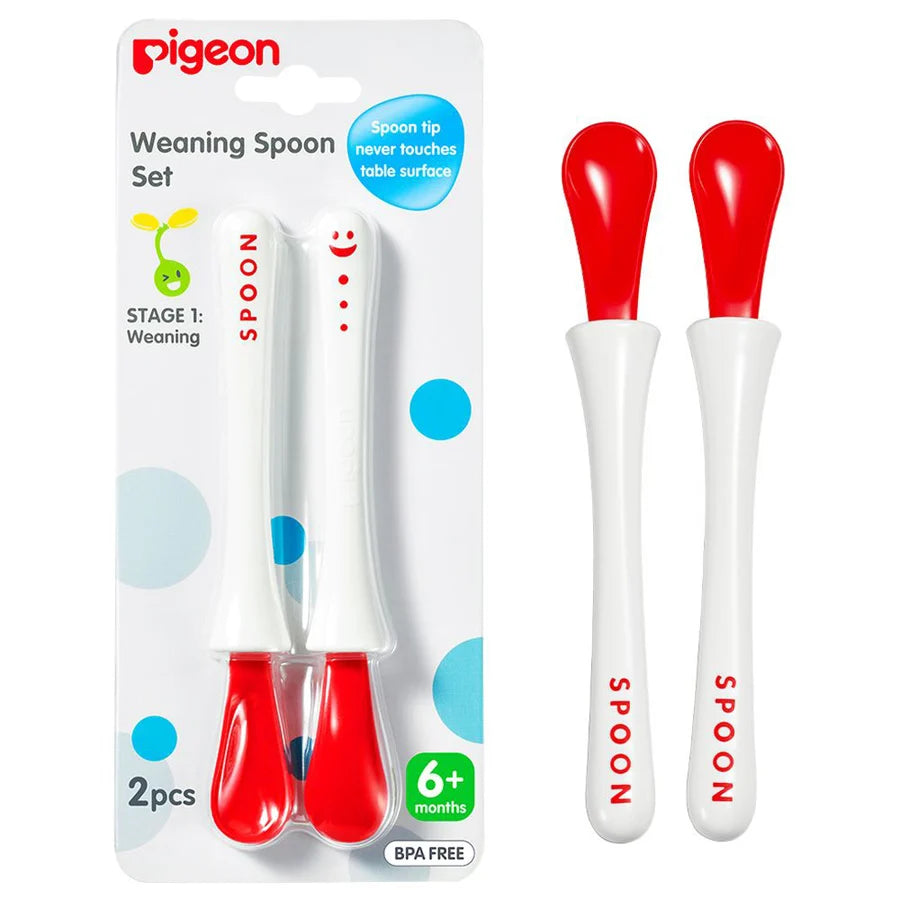 Pigeon - Weaning Spoon Set 2 Pcs (Stage 1)