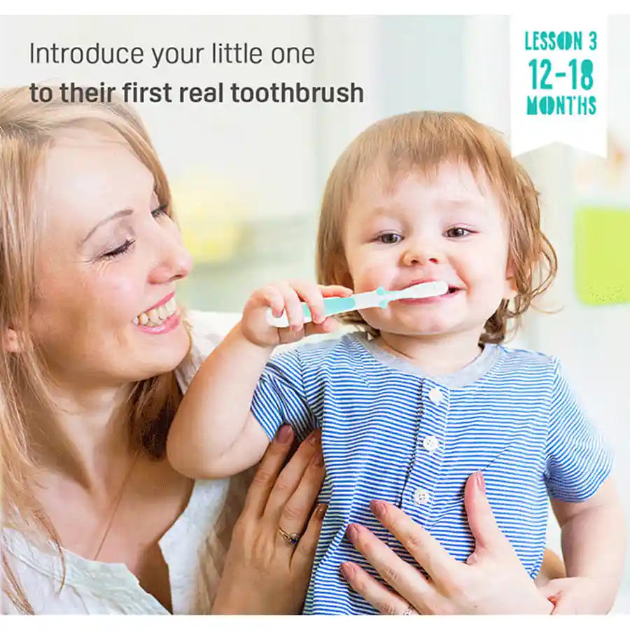 <tc>بيجون - فرشاة أسنان للتدريب - الدرس 3 أخضر</tc>