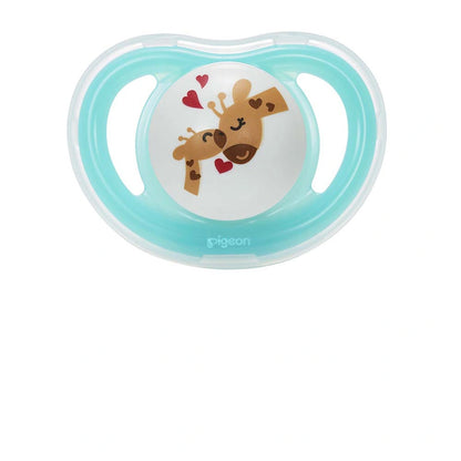 Pigeon Minilight Pacifier Double (L) Boy Ship & Giraffe