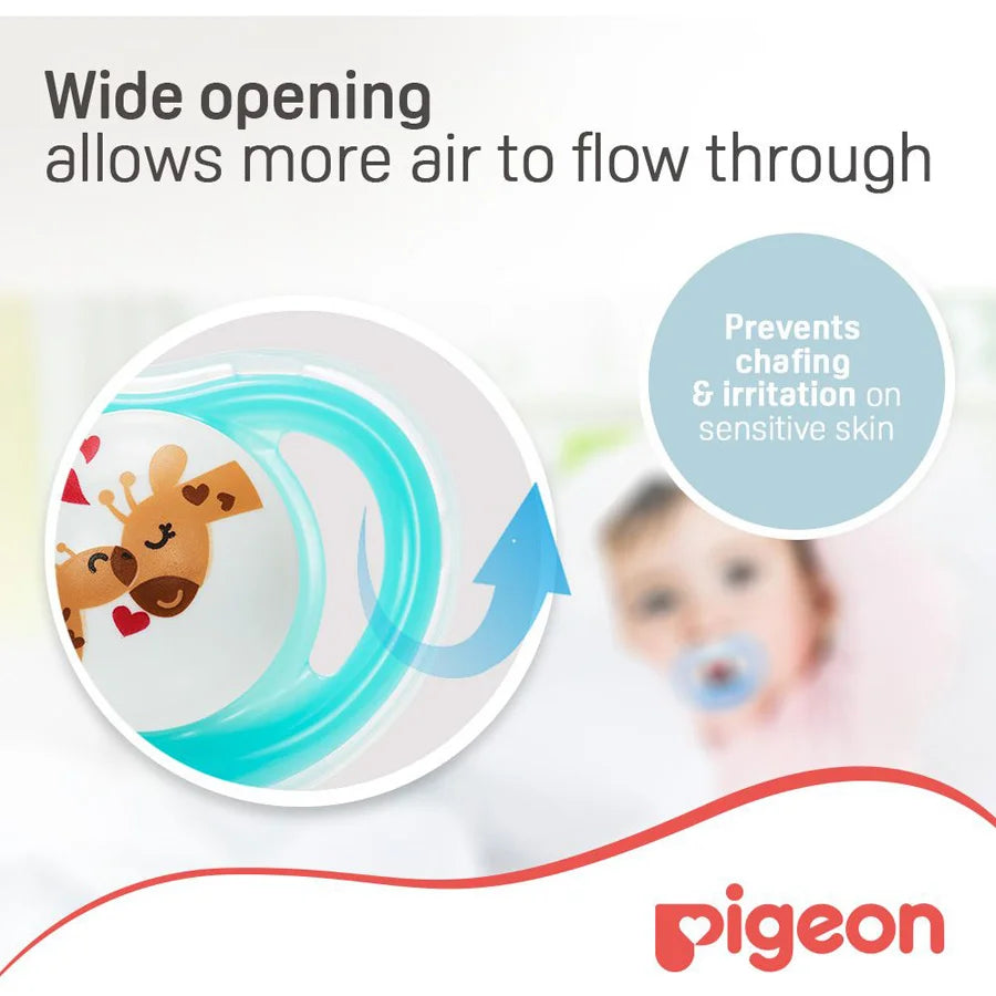 Pigeon Minilight Pacifier Double (L) Girl Ice Cream & Giraffe Pigeon Minilight Pacifier Double (L) Girl Ice Cream & Giraffe