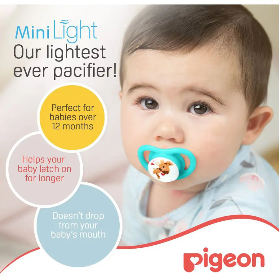 Pigeon Minilight Pacifier Double (L) Girl Ice Cream & Giraffe Pigeon Minilight Pacifier Double (L) Girl Ice Cream & Giraffe