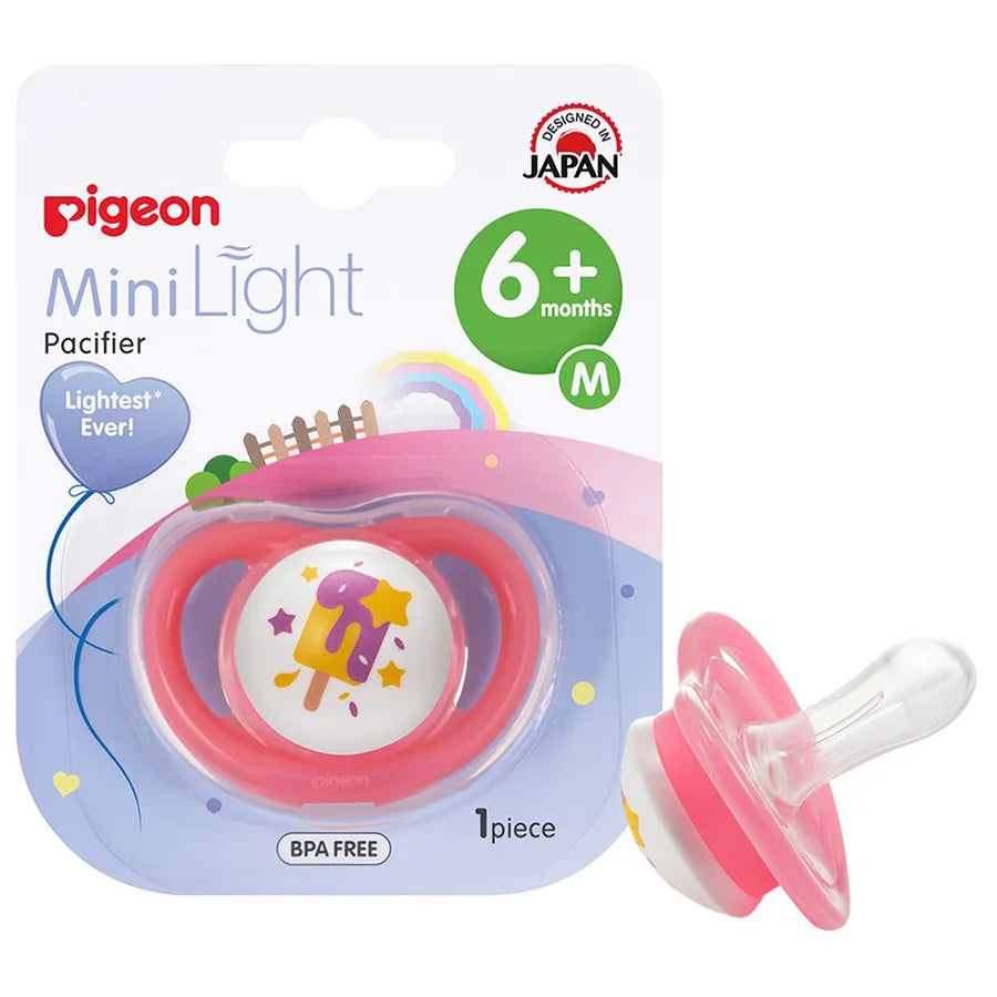 Pigeon - Minilight Pacifier Single (M) Girl Ice Cream