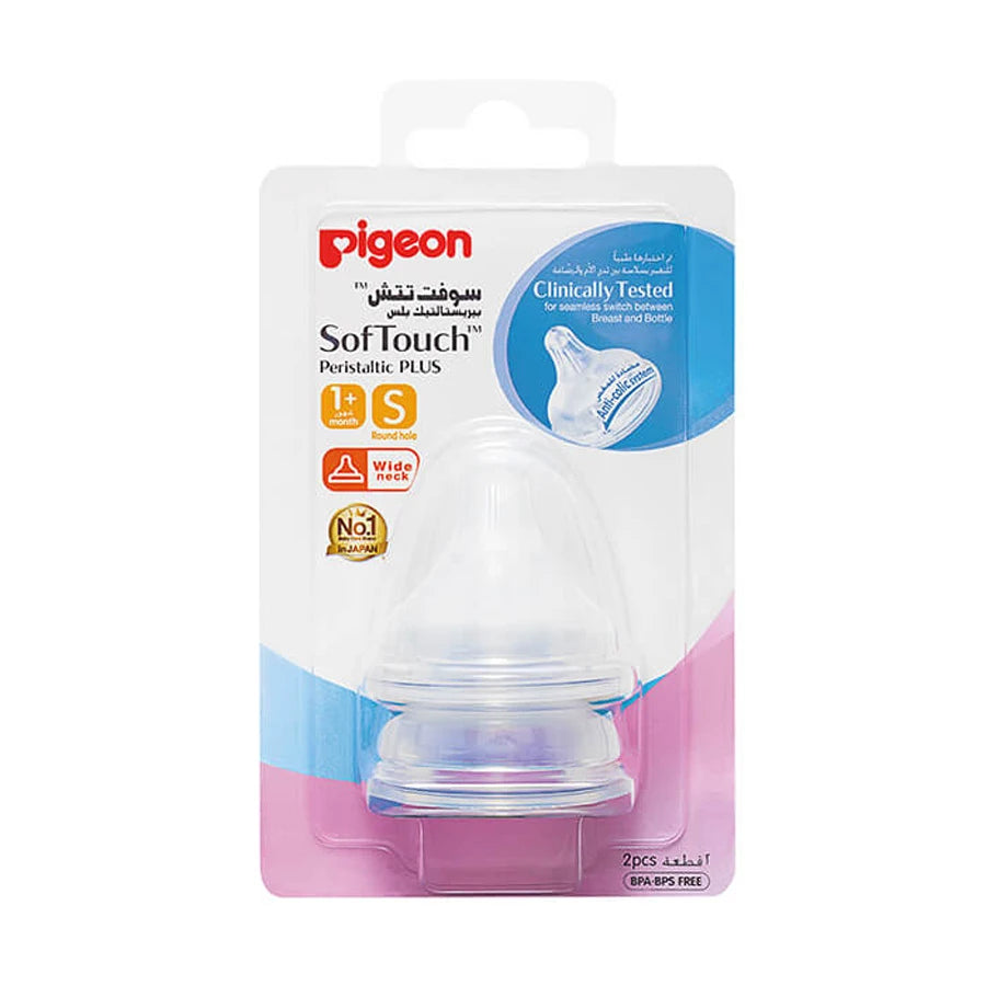 Pigeon - Softouch WN Nipple(S) 2pc Blister