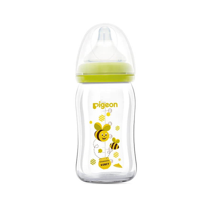 Pigeon - Glass Bottle WN (Design) 240 ML