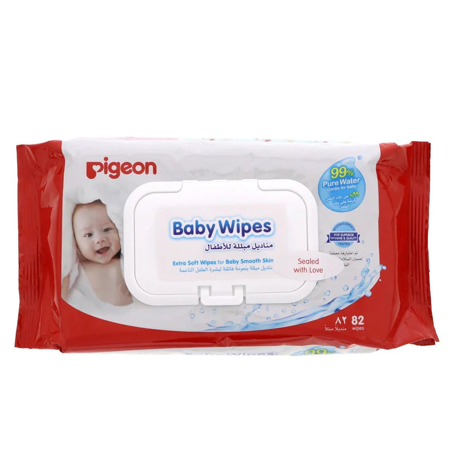 Pigeon - Baby Wipes 82s W/Lid