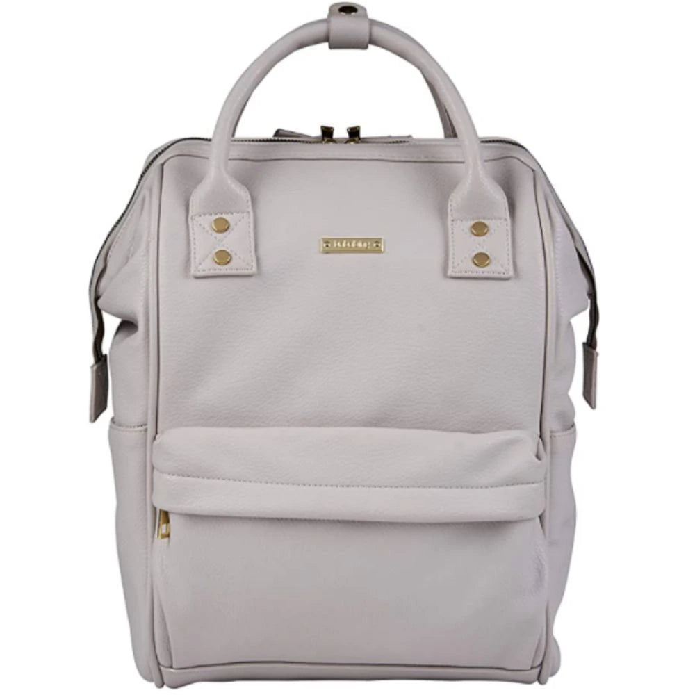 Bababing Mani Vegan Leather Backpack Changing Bag (Blush Grey) Bababing Mani Vegan Leather Backpack Changing Bag (Blush Grey)