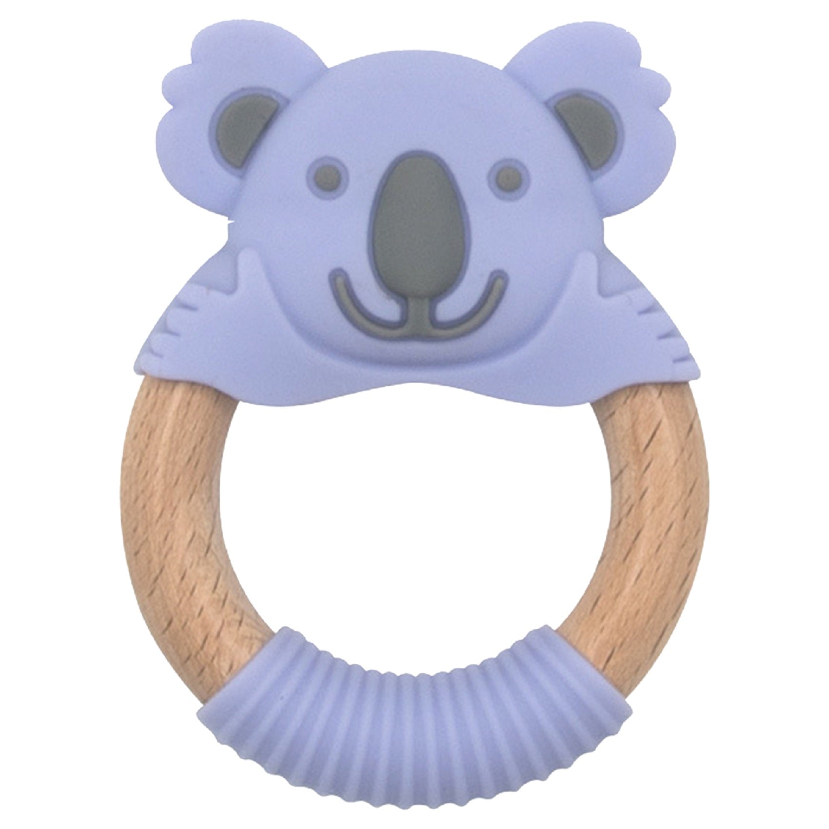 Baby Works - Bibibaby Teething Ring - Kira Koala (Violet/Grey)