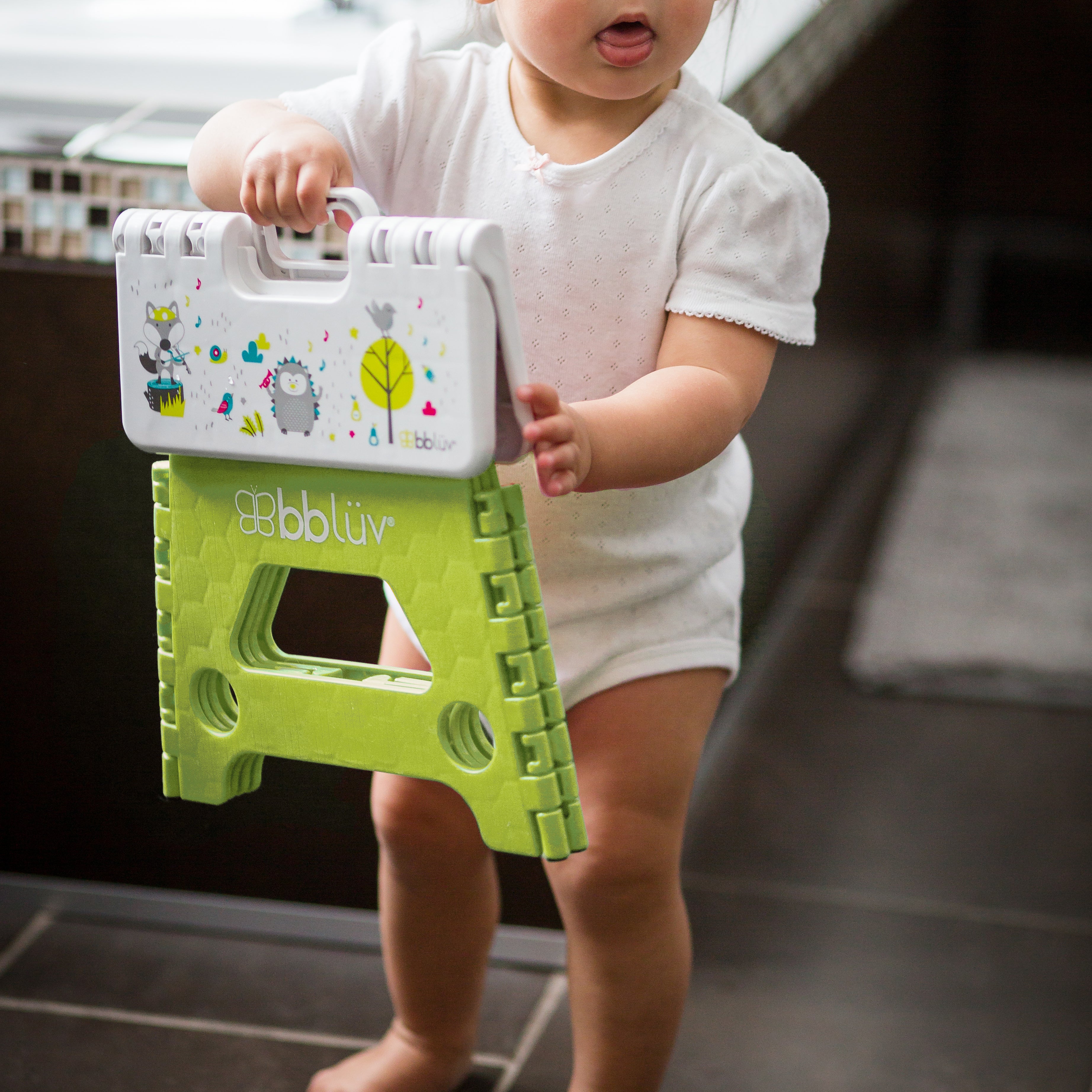 Bbluv Step - Foldable Step Stool (Lime) Bbluv Step - Foldable Step Stool (Lime)