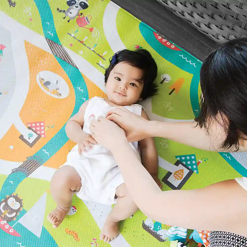 Bbluv Multi - Reversible Playmat-Miles (Multicolor) Bbluv Multi - Reversible Playmat-Miles (Multicolor)