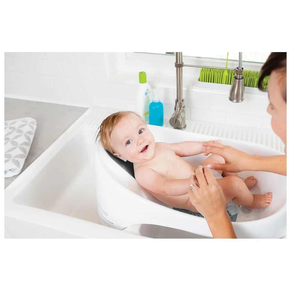 Boon Soak Baby Bath Tub With 3 Stages (Grey)