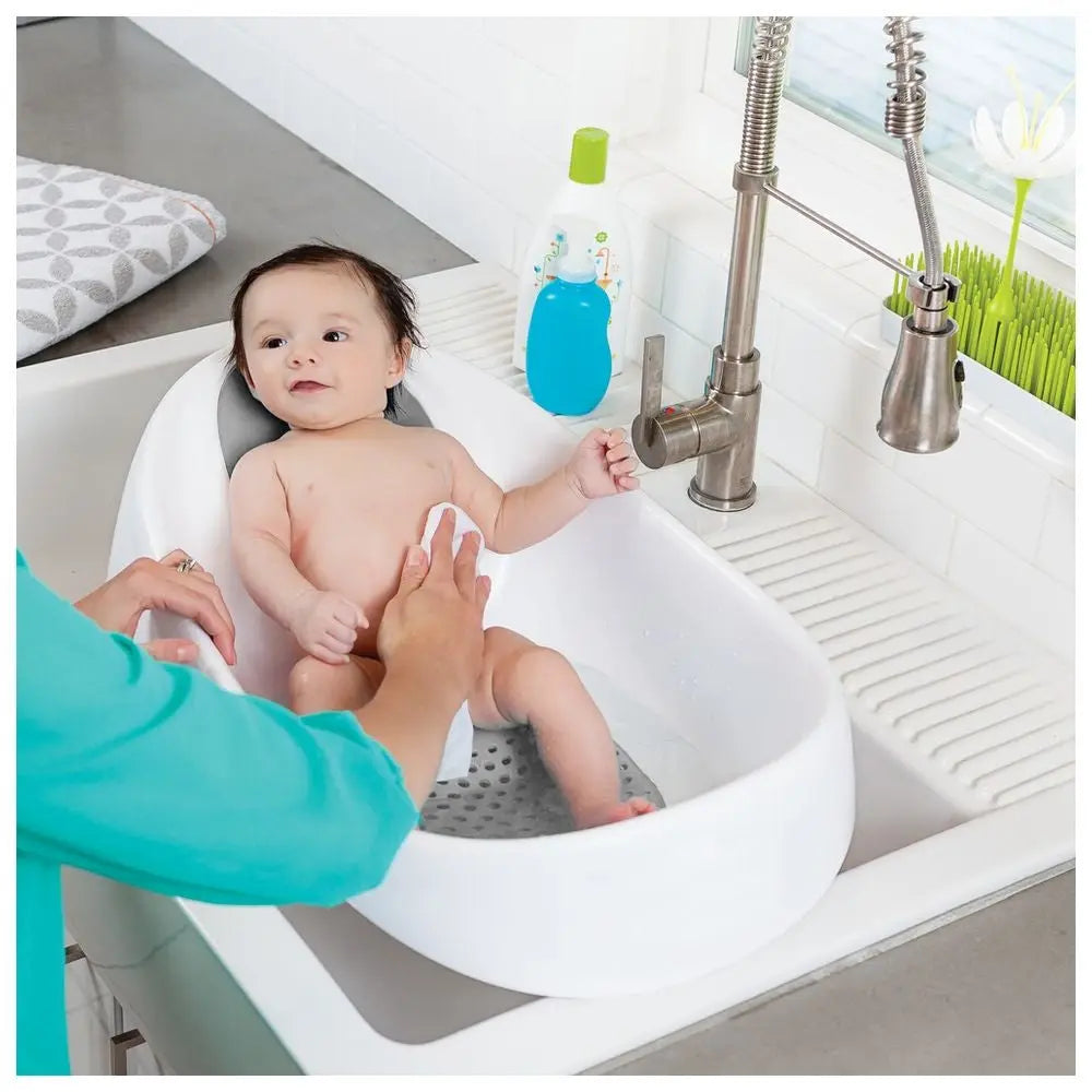Boon Soak Baby Bath Tub With 3 Stages (Grey)