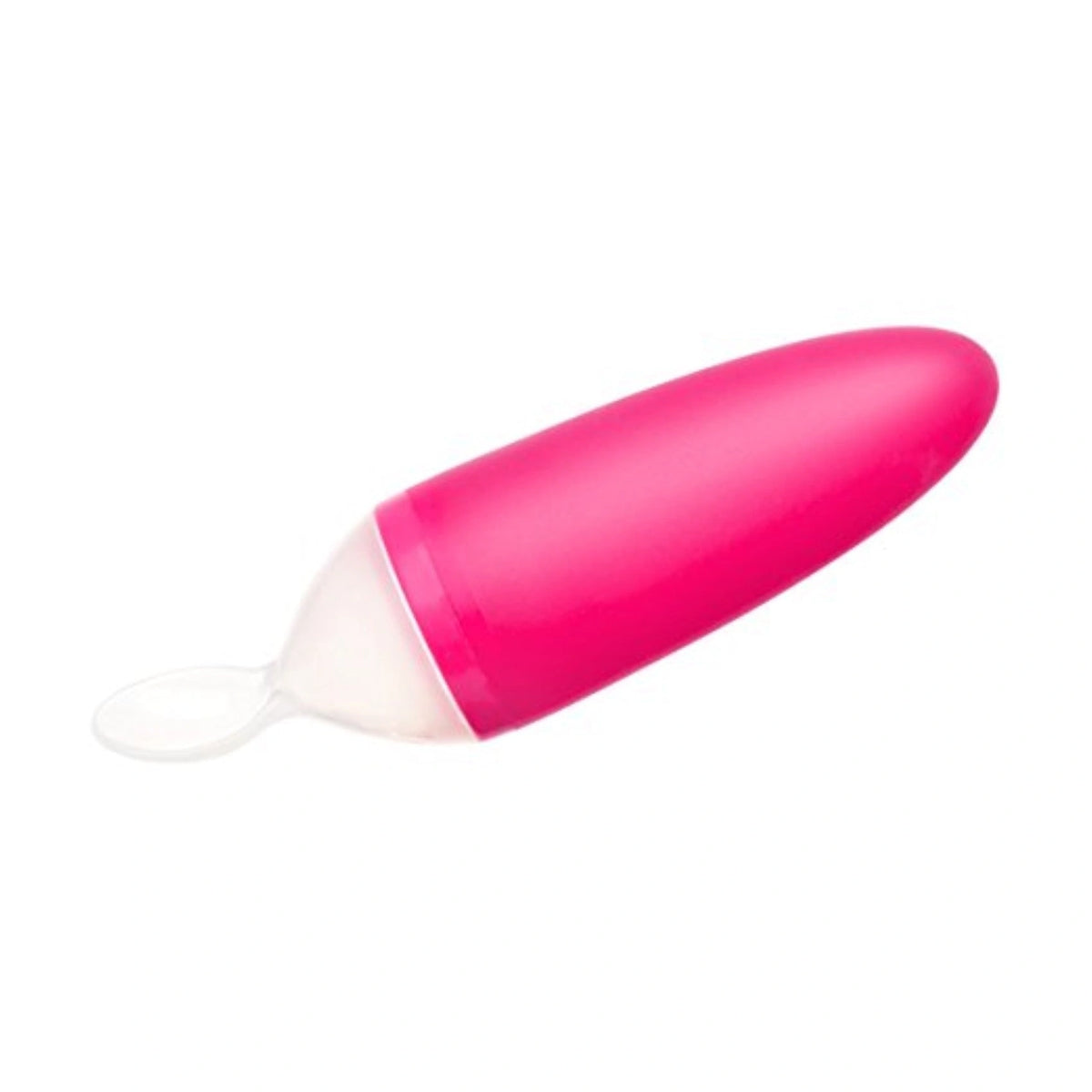 Boon Squirt Silicone Baby Food Dispensing Spoon (Pink)