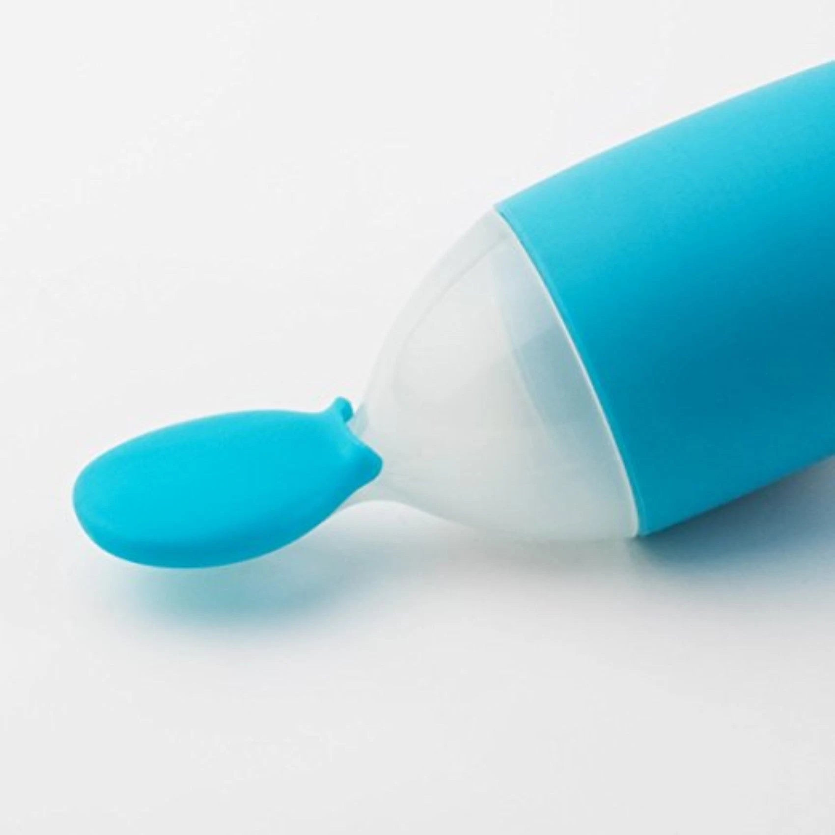 Boon -Squirt Silicone Baby Food Dispensing Spoon (Blue)