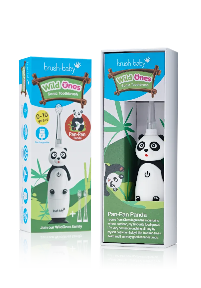 Brush-Baby WildOnes Panda Rechargeable Toothbrush