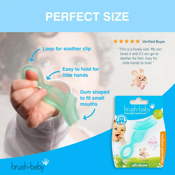 Brush-Baby Chewable Toothbrush Duo Pack Best price at Halamama