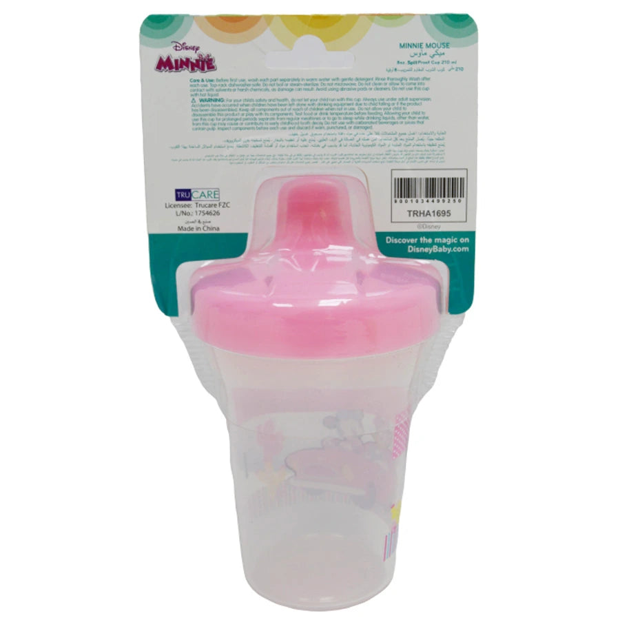 <tc>ديزني - كوب مضاد للانسكاب للأطفال خالٍ من مادة BPA، لعمر 12 شهرًا فما فوق، 300 مل - ميني ماوس (وردي)</tc>