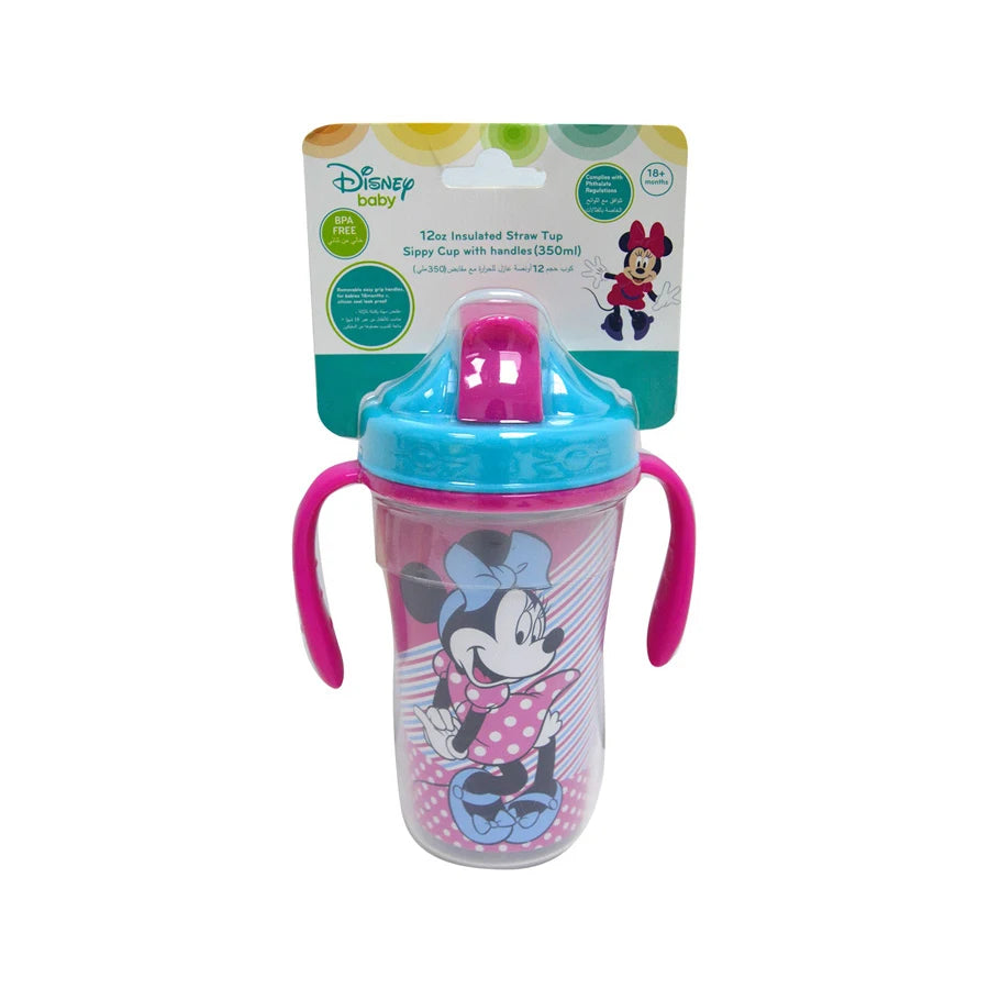 Disney - Minnie Mouse Insulated Straw Tup Sippy Cup 360ml