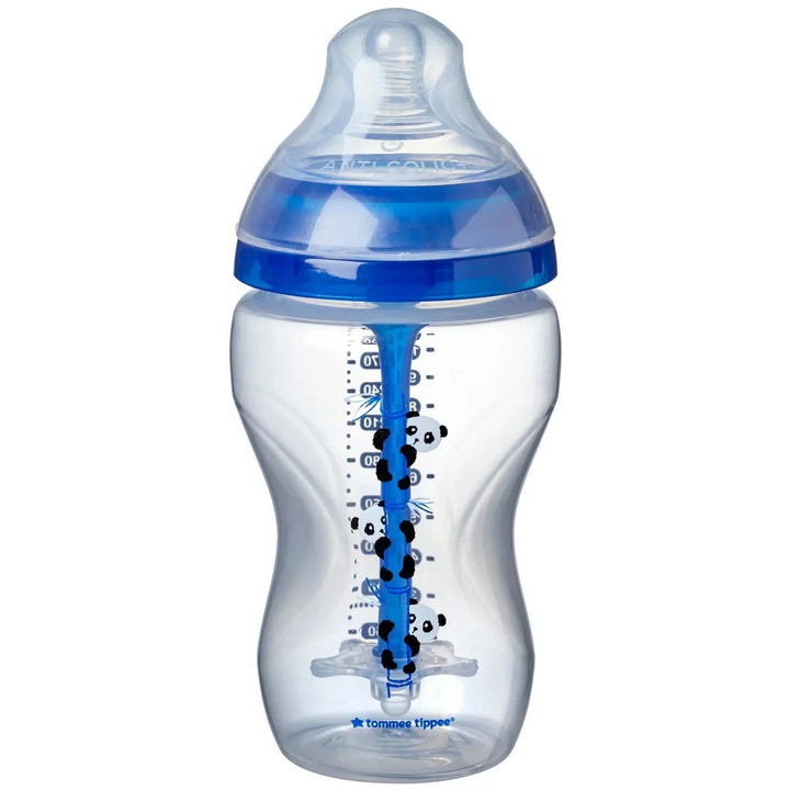 Tommee Tippee Advanced Anti-Colic Feeding Bottle, 340ML X1 - Boy