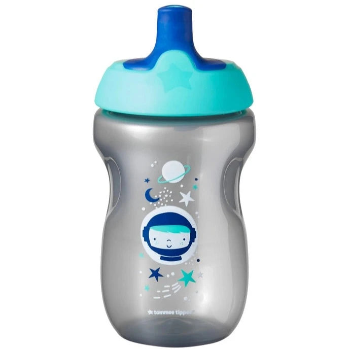 Tommee Tippee Sports Bottle With Sportee Spout, 300ML (Blue/Purple)