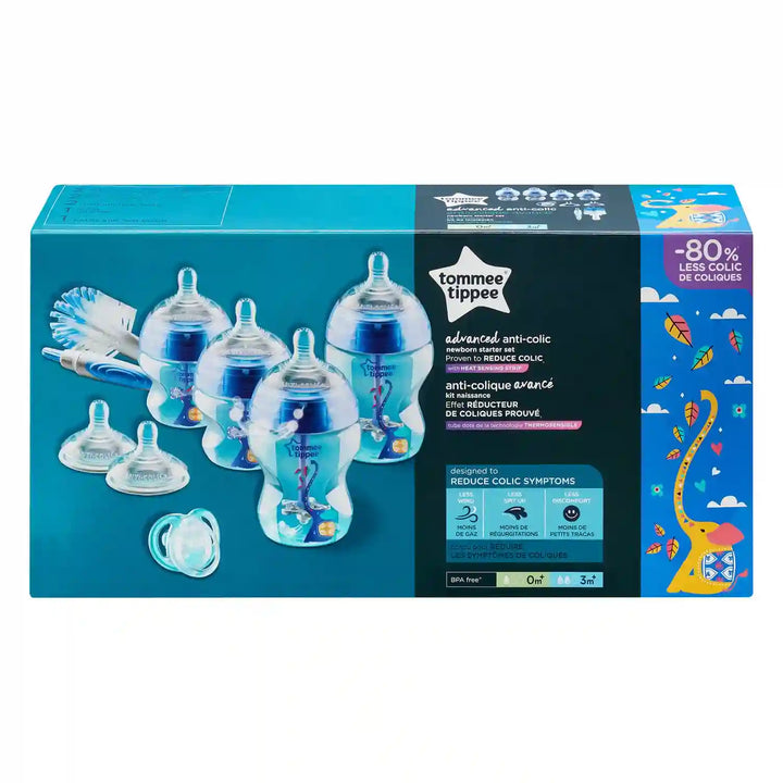 Tommee Tippee Advanced Anti-Colic Starter Bottle Kit- Boy