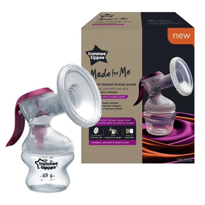 Hand Breast Pump Manual Tommee Tippee Made For Me Double Electric