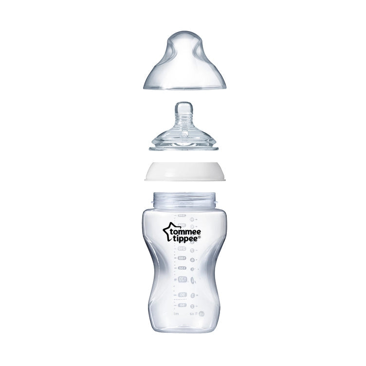 Tommee Tippee Closer To Nature Feeding Bottle, 340Ml X 1 -Girl