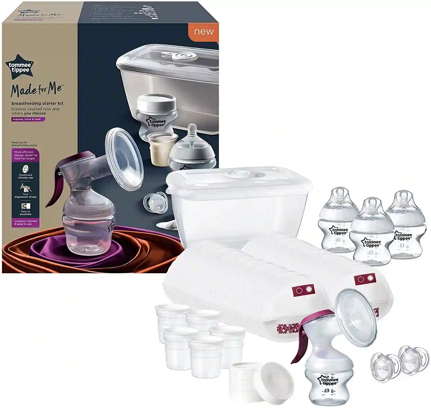 Tommee Tippee Closer To Nature Breast Feeding Kit