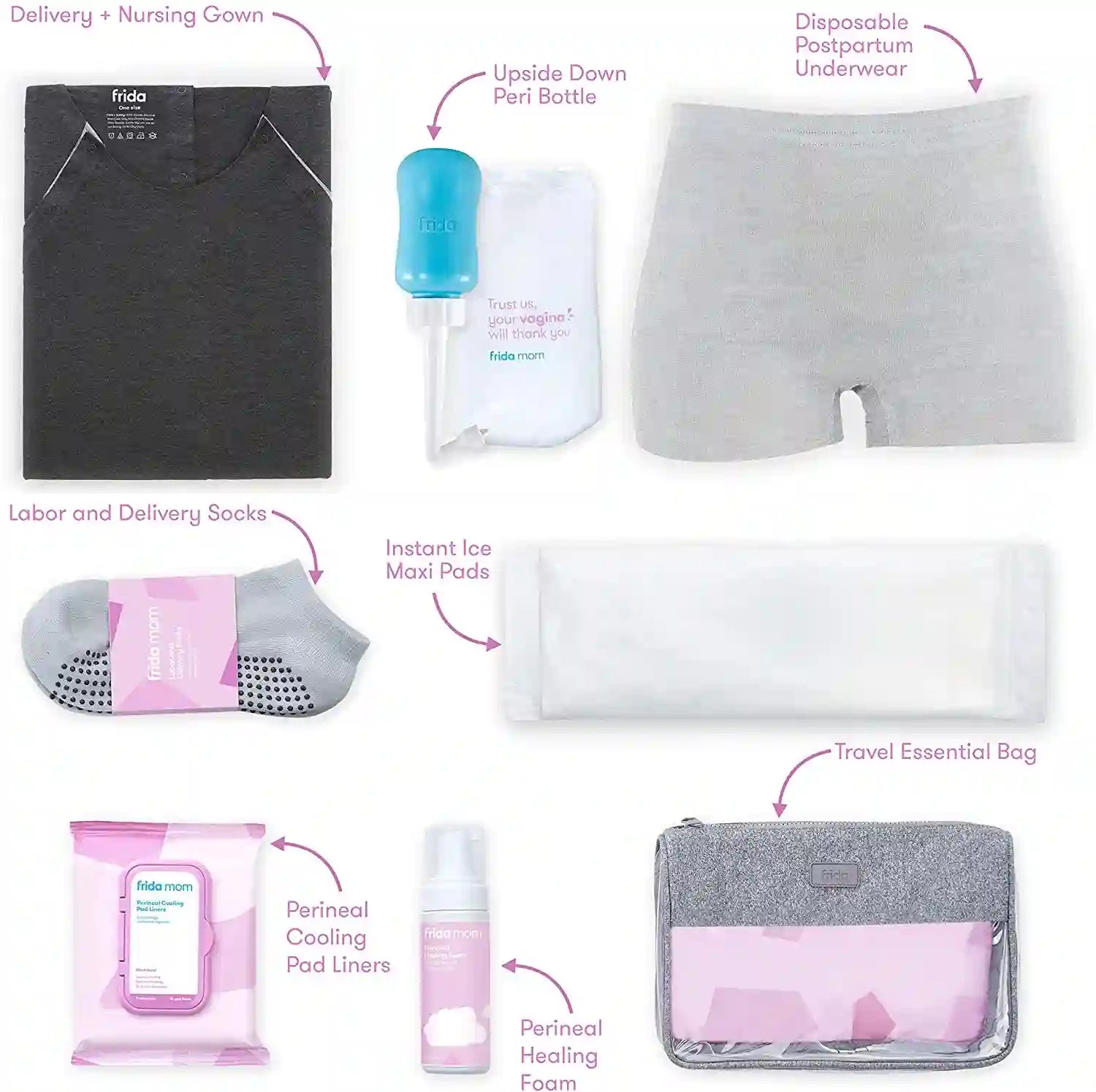 Frida Mom - Hospital Bag Essentials Complete Kit