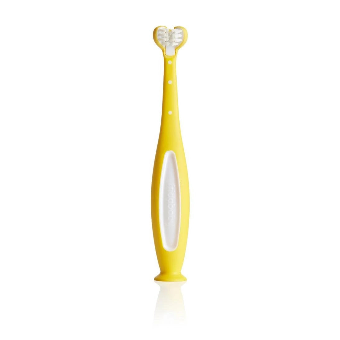 Fridababy - Triple-Angle Toothhugger Training Toothbrush For Toddler (Yellow)