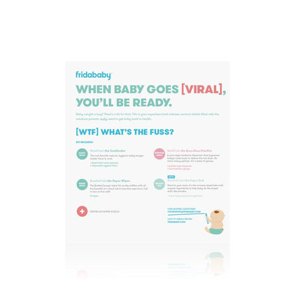 Frida Baby Sick Day Prep Kit - The Superhero Survival Kit