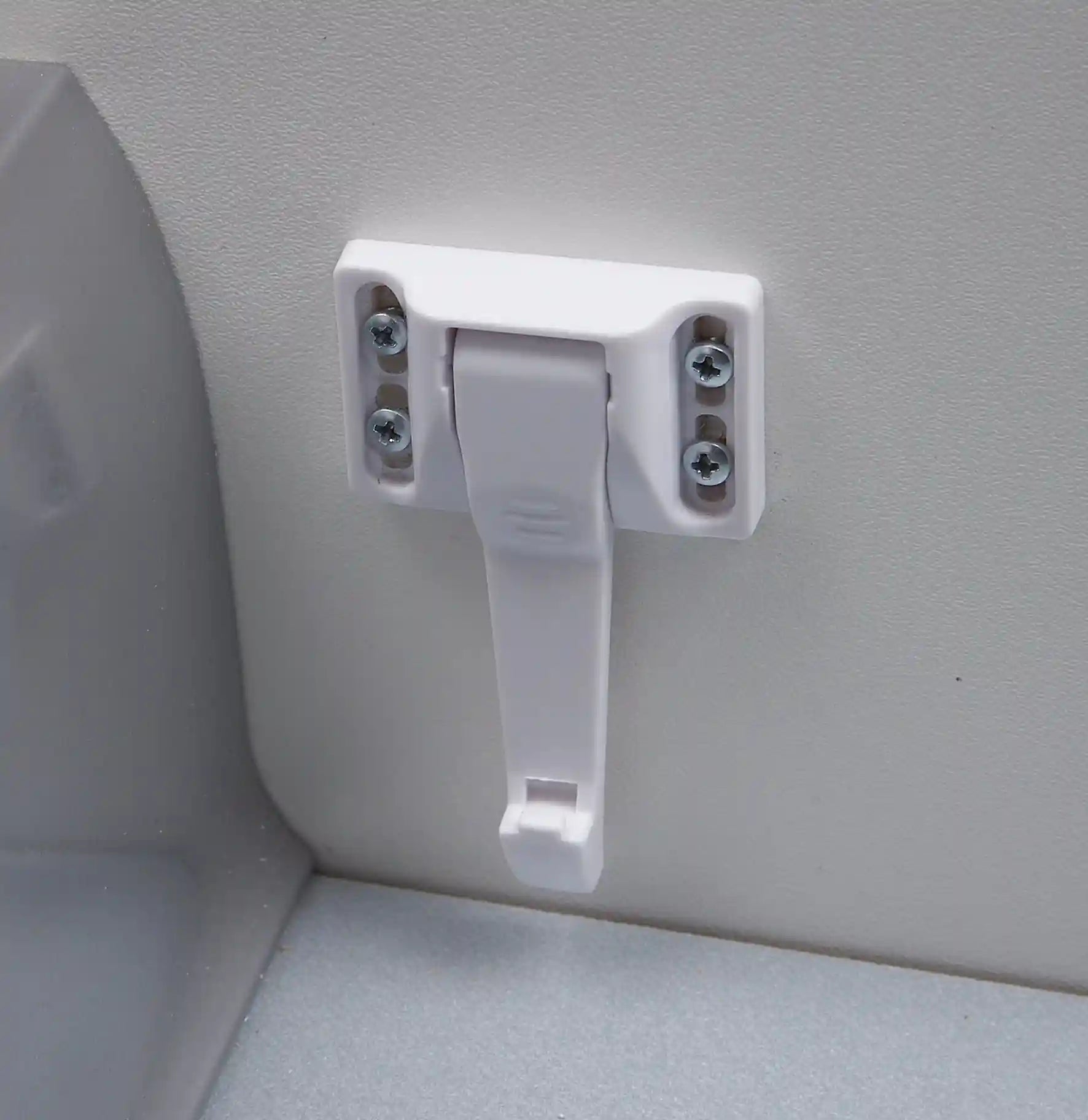 Clippasafe Drawer & Cupboard Spring Latches - 2 Pack (White) Clippasafe Drawer & Cupboard Spring Latches - 2 Pack (White)