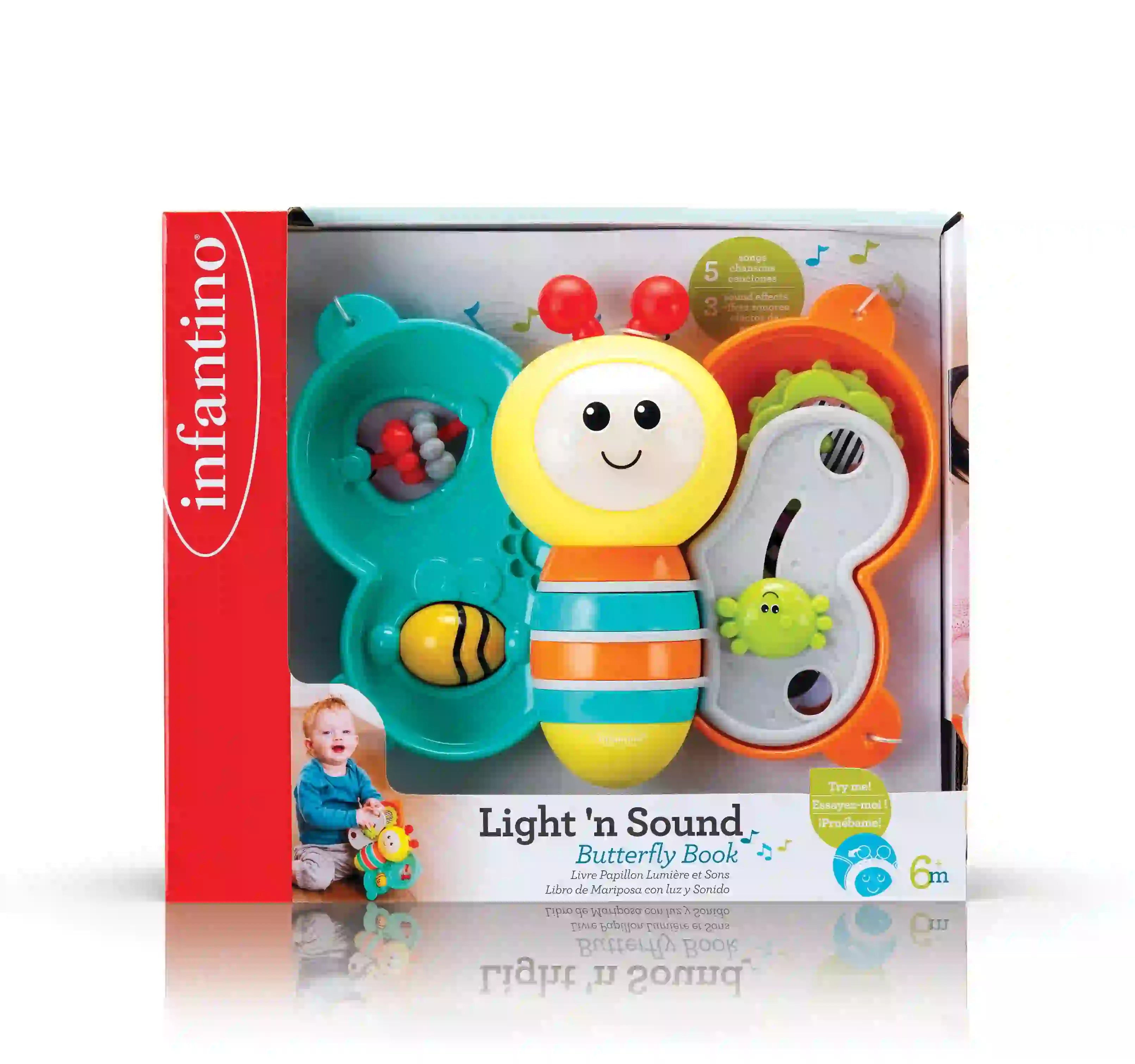 Infantino - Light'N Sound Butterfly Book