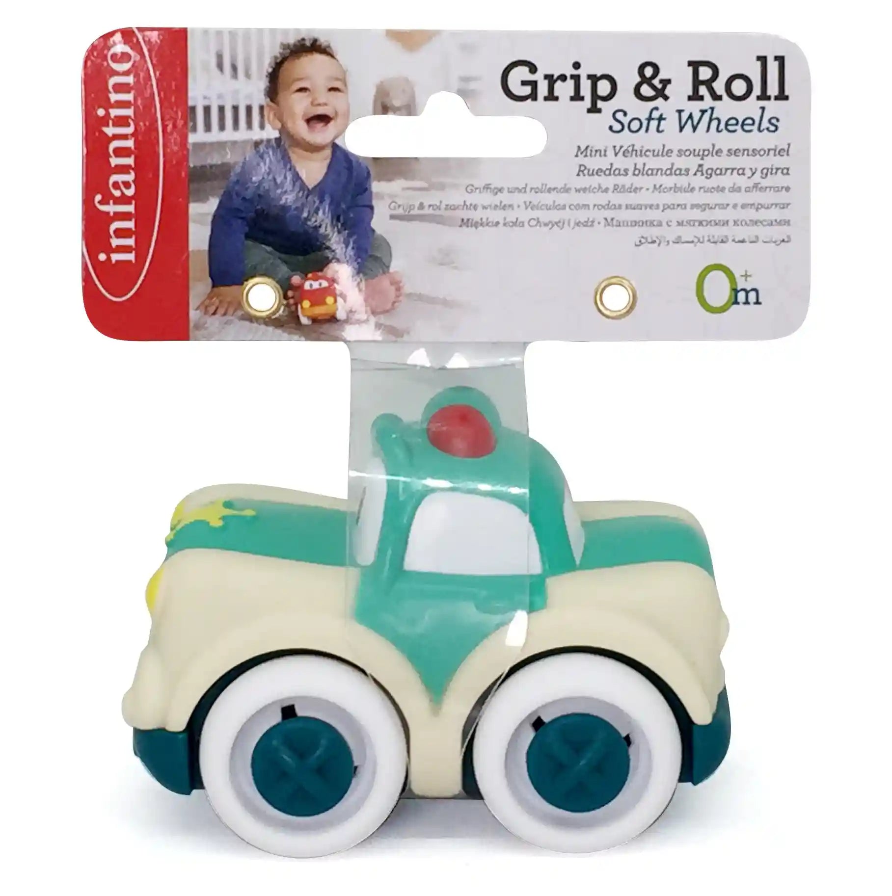 Infantino Grip & Roll Soft Wheels (Header with Elastic Band) Infantino Grip & Roll Soft Wheels (Header with Elastic Band)