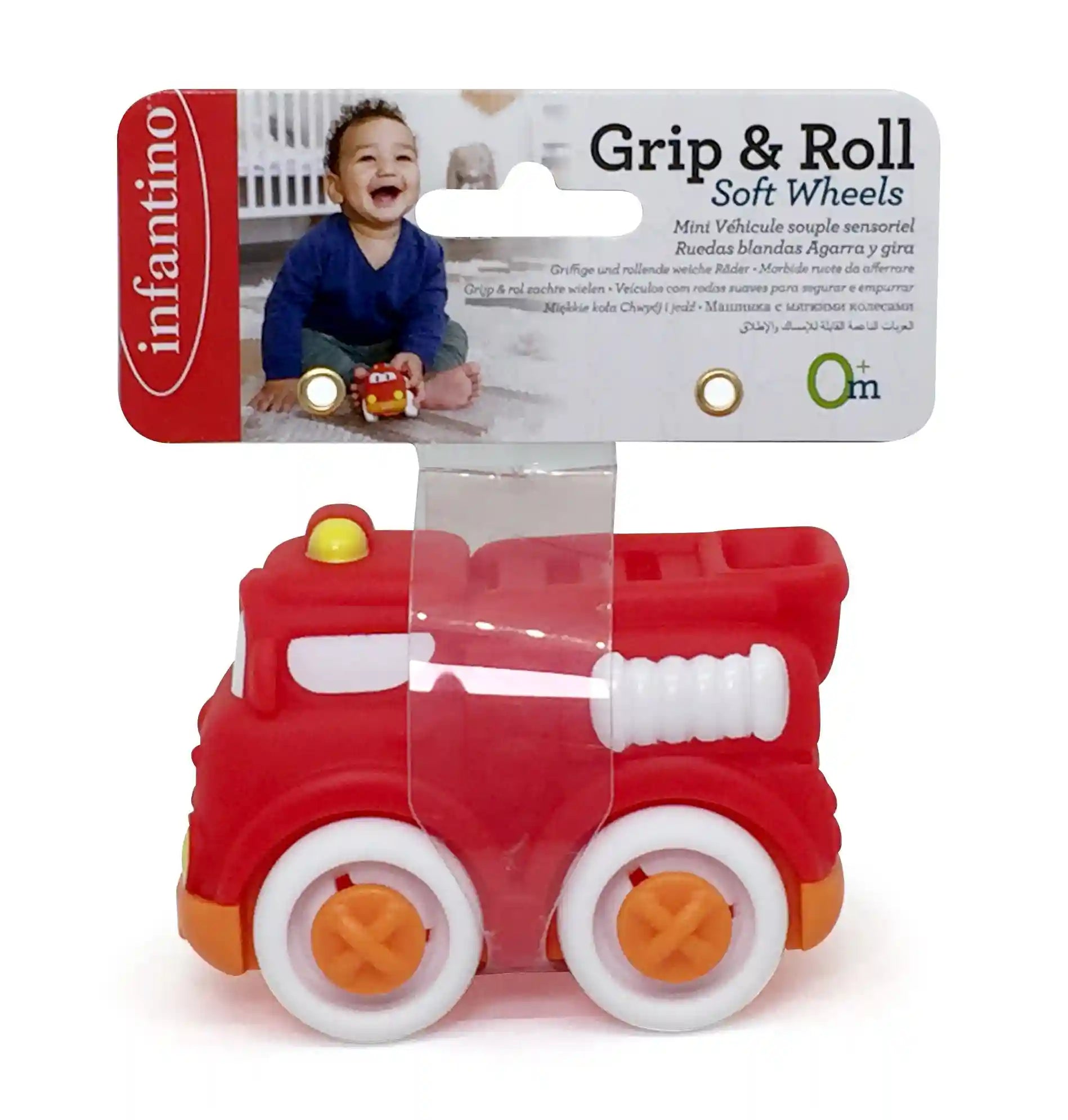 Infantino - Grip & Roll Soft Wheels (Header with Elastic Band)