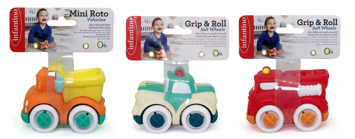 Infantino Grip & Roll Soft Wheels (Header with Elastic Band)