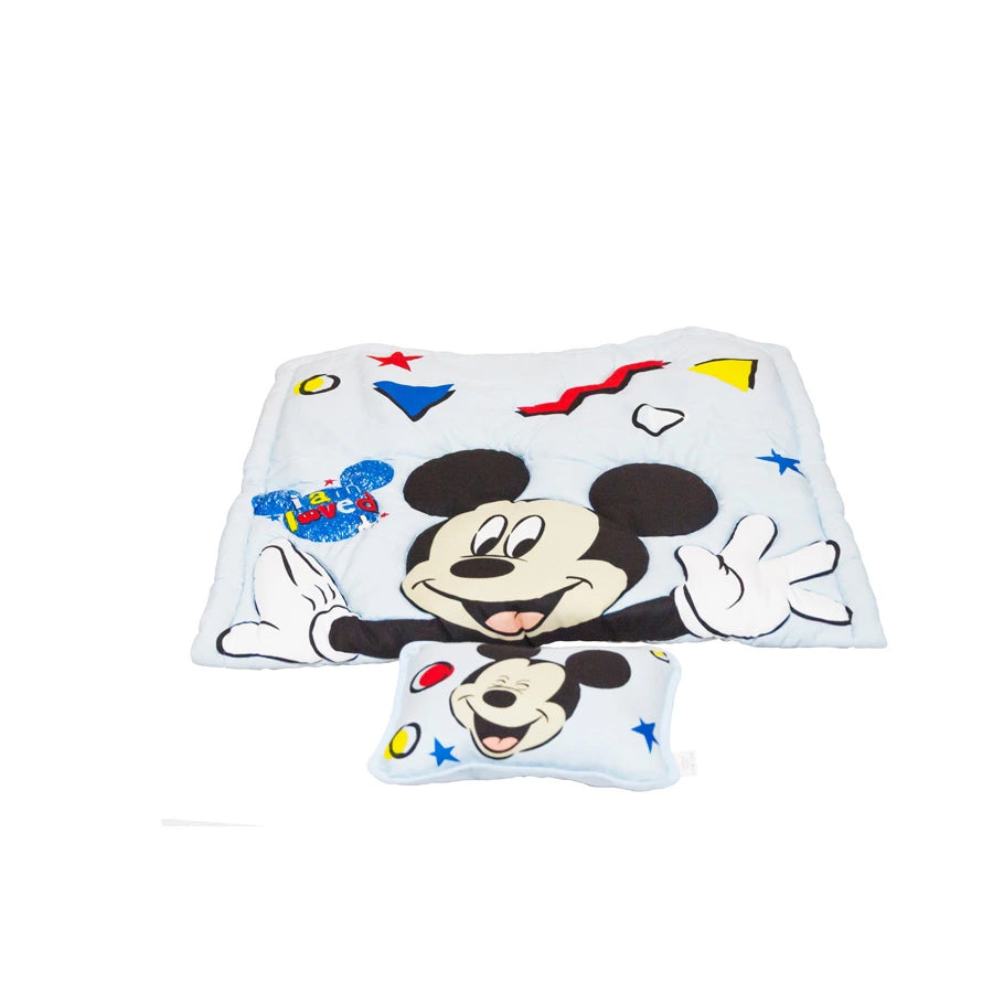 Disney Mickey Mouse Baby Comforter + Pillow Set