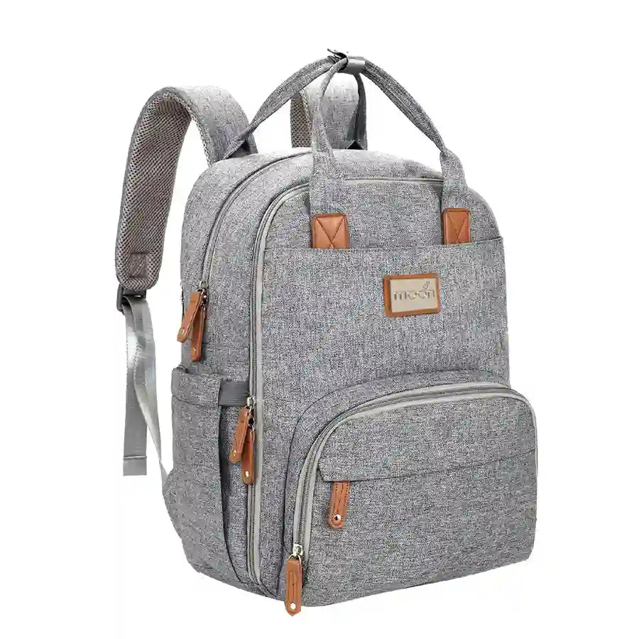 Moon - Kary Me Diaper Bag Backpack (Grey)