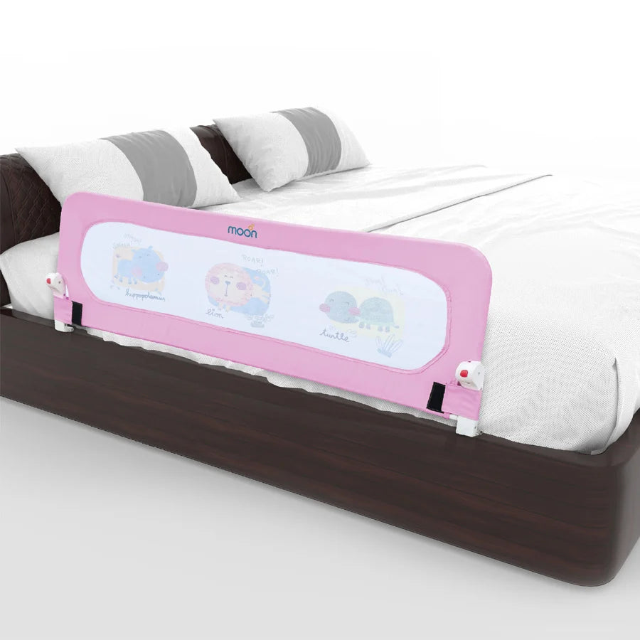 <tc>مون - سيكور - حاجز سرير آمن للأطفال/الأطفال (وردي)</tc>