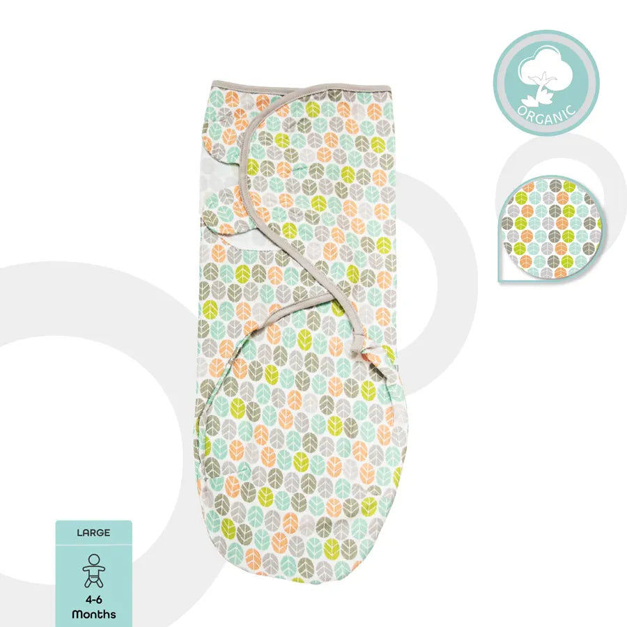 Moon Organic Swaddler- (Grey, L)